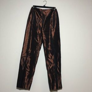 Tina Hagen Silk Sheer Dress Pants